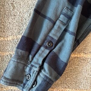 Plaid Button-Up Sleeve